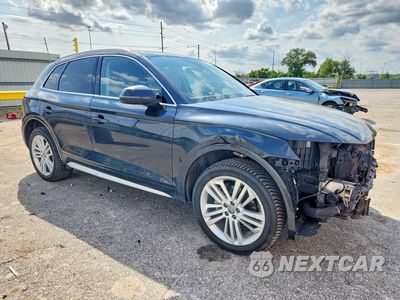 Czwarte zdjęcie samochodu z boku: 2018 AUDI Q5 PREMIUM PLUS VIN:WA1BNAFY0J2248634 - miniatura