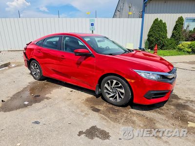 Czwarte zdjęcie samochodu z boku: 2018 HONDA CIVIC EX VIN:2HGFC2F72JH553958 - miniatura