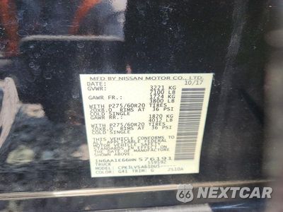 Zdjęcie 12 z 12 samochodu: 2017 NISSAN TITAN SL VIN:1N6AA1E66HN576191 - miniatura