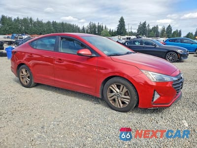 Czwarte zdjęcie samochodu z boku: 2019 HYUNDAI ELANTRA SEL VIN:5NPD84LF3KH443508 - miniatura