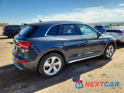 Trzecie zdjęcie samochodu z tyłu: 2021 AUDI Q5 PREMIUM PLUS VIN:WA1BAAFY7M2100321 - miniatura