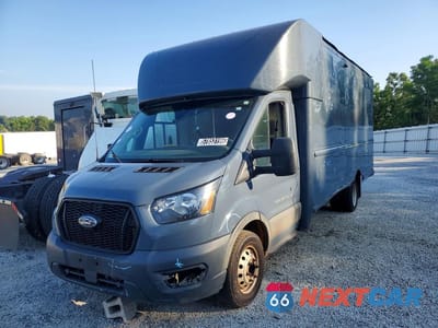 2021 FORD TRANSIT 350 HD DELIVERY TRUCK 1FDDF6P80MKA92733 - główne zdjęcie licytacji z USA - miniatura
