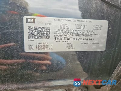 Zdjęcie 13 z 13 samochodu: 2019 GMC ACADIA DENALI VIN:1GKKNPLS2KZ154342 - miniatura