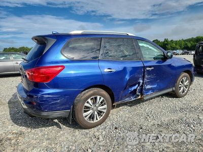 Trzecie zdjęcie samochodu z tyłu: 2019 NISSAN PATHFINDER S VIN:5N1DR2MN4KC625975 - miniatura