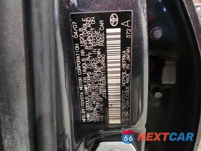 Zdjęcie 12 z 12 samochodu: 2007 TOYOTA YARIS BASE VIN:JTDBT923X71154960 - miniatura