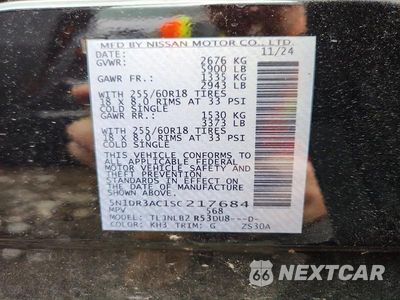 Zdjęcie 14 z 14 samochodu: 2025 NISSAN PATHFINDER S VIN:5N1DR3AC1SC217684 - miniatura