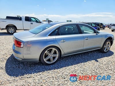 Trzecie zdjęcie samochodu z tyłu: 2013 AUDI A8 L QUATTRO VIN:WAURGAFD0DN019947 - miniatura