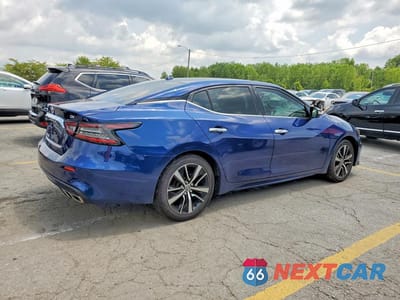 Trzecie zdjęcie samochodu z tyłu: 2021 NISSAN MAXIMA SV VIN:1N4AA6CV4MC504427 - miniatura