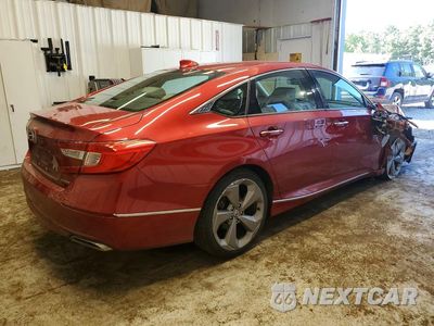 Trzecie zdjęcie samochodu z tyłu: 2018 HONDA ACCORD TOURING VIN:1HGCV1F93JA039821 - miniatura