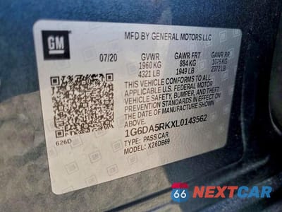 Zdjęcie 13 z 13 samochodu: 2020 CADILLAC CT4 LUXURY VIN:1G6DA5RKXL0143562 - miniatura