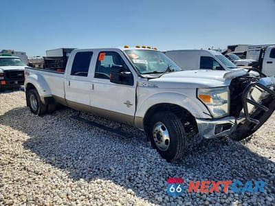 Czwarte zdjęcie samochodu z boku: 2013 FORD F350 SUPER DUTY VIN:1FT8W3DT0DEA78360 - miniatura