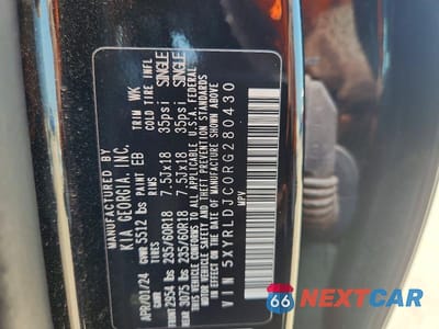 Zdjęcie 13 z 13 samochodu: 2024 KIA SORENTO S VIN:5XYRLDJC0RG280430 - miniatura