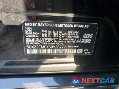 Zdjęcie 14 z 14 samochodu: 2025 BMW X7 XDRIVE40I VIN:5UX23EM0XS9Y26777 - miniatura