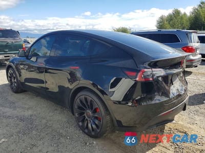 Drugie zdjęcie samochodu z przodu: 2021 TESLA MODEL Y VIN:5YJYGDEF2MF270423 - miniatura