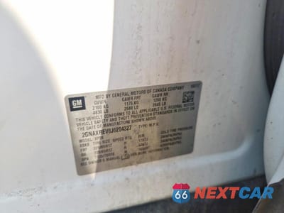 Zdjęcie 13 z 13 samochodu: 2018 CHEVROLET EQUINOX LS VIN:2GNAXREV8J6204327 - miniatura