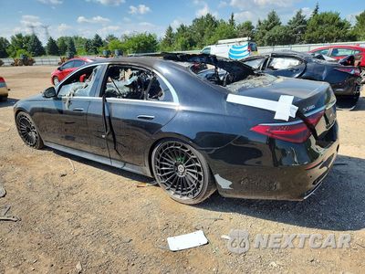Drugie zdjęcie samochodu z przodu: 2022 MERCEDES-BENZ S 580 4MATIC VIN:W1K6G7GB2NA129774 - miniatura