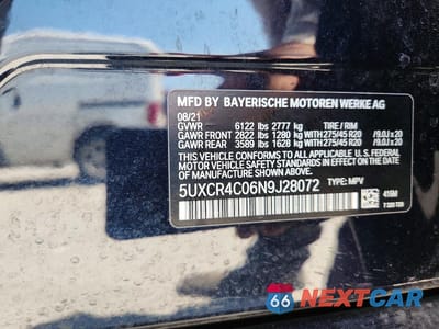 Zdjęcie 14 z 14 samochodu: 2022 BMW X5 SDRIVE 40I VIN:5UXCR4C06N9J28072 - miniatura