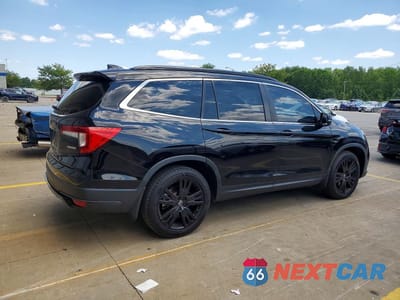 Trzecie zdjęcie samochodu z tyłu: 2021 HONDA PILOT SE VIN:5FNYF5H20MB022141 - miniatura