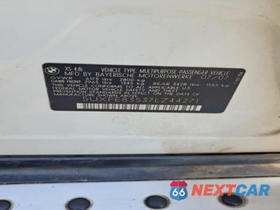 Zdjęcie 13 z 13 samochodu: 2007 BMW X5 4.8I VIN:5UXFE83537LZ44271 - miniatura