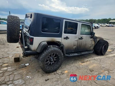 Trzecie zdjęcie samochodu z tyłu: 2008 JEEP WRANGLER UNLIMITED RUBICON VIN:1J8GA69178L601211 - miniatura