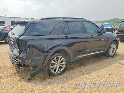 Trzecie zdjęcie samochodu z tyłu: 2021 FORD EXPLORER XLT VIN:1FMSK8DH7MGC05812 - miniatura
