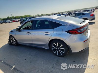 Drugie zdjęcie samochodu z przodu: 2022 HONDA CIVIC EXL VIN:19XFL1H76NE005050 - miniatura