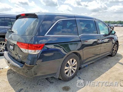 Trzecie zdjęcie samochodu z tyłu: 2016 HONDA ODYSSEY SE VIN:5FNRL5H33GB060361 - miniatura