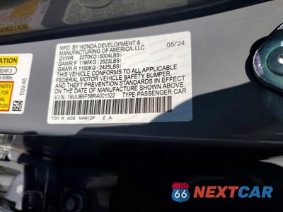 Zdjęcie 13 z 13 samochodu: 2024 ACURA TLX A-SPEC VIN:19UUB6F58RA001522 - miniatura