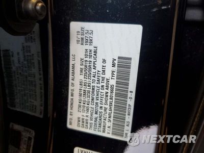 Zdjęcie 13 z 13 samochodu: 2020 HONDA ODYSSEY ELITE VIN:5FNRL6H9XLB016605 - miniatura