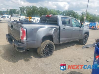 Trzecie zdjęcie samochodu z tyłu: 2022 GMC CANYON ELEVATION VIN:1GTG6CEN5N1193704 - miniatura