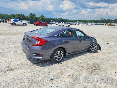 Trzecie zdjęcie samochodu z tyłu: 2016 HONDA CIVIC LX VIN:2HGFC2F57GH538721 - miniatura