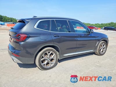 Trzecie zdjęcie samochodu z tyłu: 2022 BMW X3 XDRIVE30I VIN:WBX57DP06NN172917 - miniatura