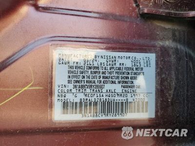 Zdjęcie 12 z 12 samochodu: 2024 NISSAN SENTRA SV VIN:3N1AB8CV9RY289907 - miniatura