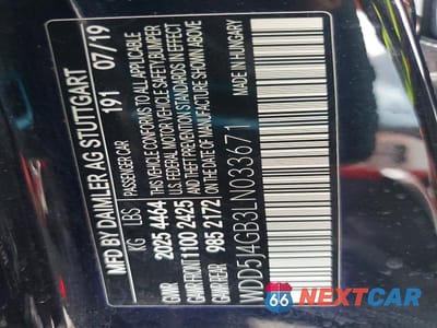 Zdjęcie 12 z 12 samochodu: 2020 MERCEDES-BENZ CLA 250 VIN:WDD5J4GB3LN033671 - miniatura