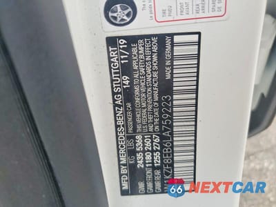 Zdjęcie 13 z 13 samochodu: 2020 MERCEDES-BENZ E 350 4MATIC VIN:W1KZF8EB6LA759223 - miniatura