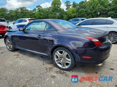 Drugie zdjęcie samochodu z przodu: 2006 LEXUS SC 430 VIN:JTHFN48Y269006639 - miniatura