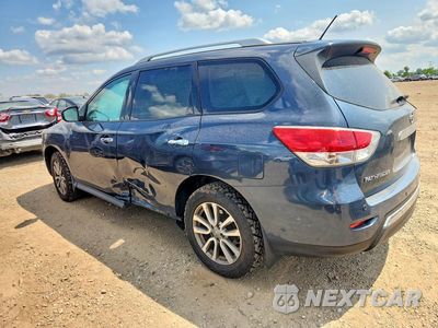 Drugie zdjęcie samochodu z przodu: 2015 NISSAN PATHFINDER SV VIN:5N1AR2MM1FC700454 - miniatura