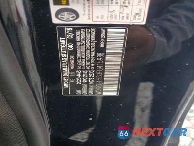 Zdjęcie 12 z 12 samochodu: 2015 MERCEDES-BENZ C 250 VIN:WDDGJ4HB3FG415988 - miniatura