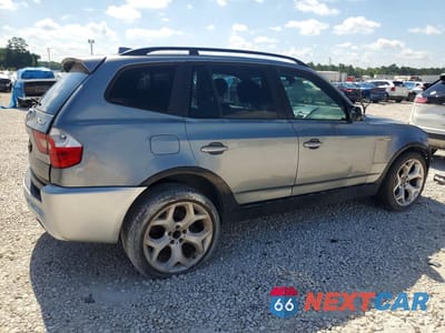 Trzecie zdjęcie samochodu z tyłu: 2004 BMW X3 3.0I VIN:WBXPA93404WC32766 - miniatura