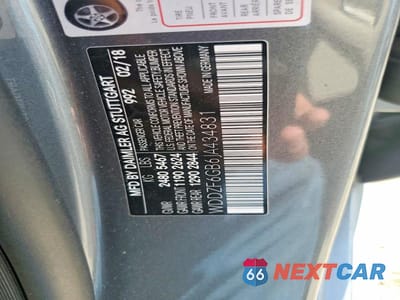 Zdjęcie 12 z 12 samochodu: 2018 MERCEDES-BENZ E 400 4MATIC VIN:WDDZF6GB6JA434831 - miniatura