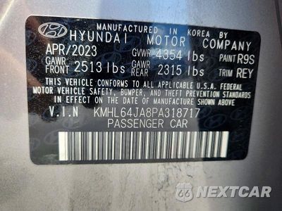 Zdjęcie 13 z 13 samochodu: 2023 HYUNDAI SONATA SEL VIN:KMHL64JA8PA318717 - miniatura