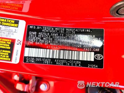 Zdjęcie 13 z 13 samochodu: 2026 TOYOTA CAMRY SE VIN:4T1DAACK3TU284394 - miniatura