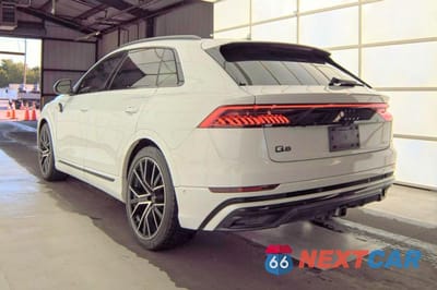 Trzecie zdjęcie samochodu z tyłu: 2021 AUDI Q8 PRESTIGE S-LINE VIN:WA1FVAF14MD026496 - miniatura