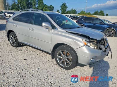 Czwarte zdjęcie samochodu z boku: 2010 LEXUS RX 350 VIN:2T2BK1BA4AC037781 - miniatura