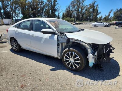 Czwarte zdjęcie samochodu z boku: 2019 HONDA CIVIC LX VIN:19XFC2F65KE203369 - miniatura