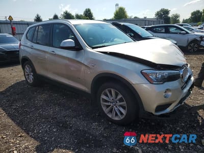 Czwarte zdjęcie samochodu z boku: 2016 BMW X3 XDRIVE28I VIN:5UXWX9C53G0D90993 - miniatura