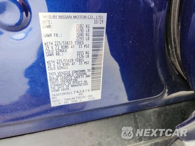 Zdjęcie 14 z 14 samochodu: 2020 NISSAN ROGUE SL VIN:5N1AT2MT6LC742476 - miniatura