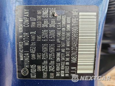 Zdjęcie 13 z 13 samochodu: 2006 HYUNDAI TUCSON GLS VIN:KM8JN12D46U296990 - miniatura
