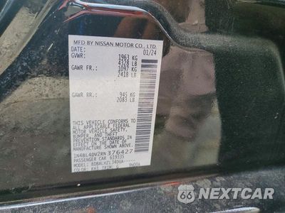 Zdjęcie 13 z 13 samochodu: 2024 NISSAN ALTIMA SV VIN:1N4BL4DV2RN376427 - miniatura