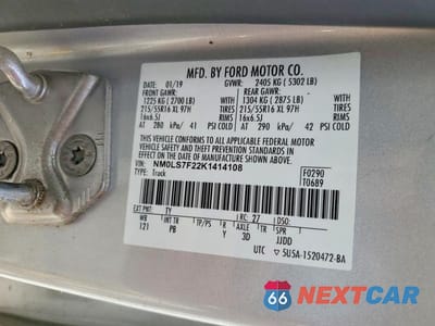 Zdjęcie 12 z 12 samochodu: 2019 FORD TRANSIT CONNECT XLT VIN:NM0LS7F22K1414108 - miniatura